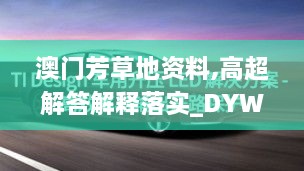 澳門芳草地資料,高超解答解釋落實(shí)_DYW1.57.63車載版