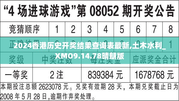 2024香港歷史開獎(jiǎng)結(jié)果查詢表最新,土木水利_XMO9.14.78晴朗版