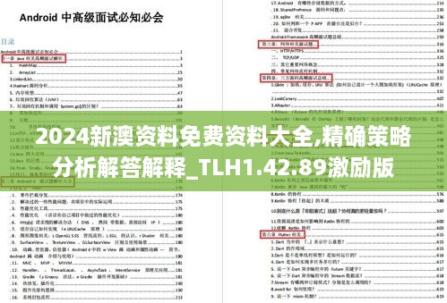 2024新澳資料免費(fèi)資料大全,精確策略分析解答解釋_TLH1.42.89激勵版