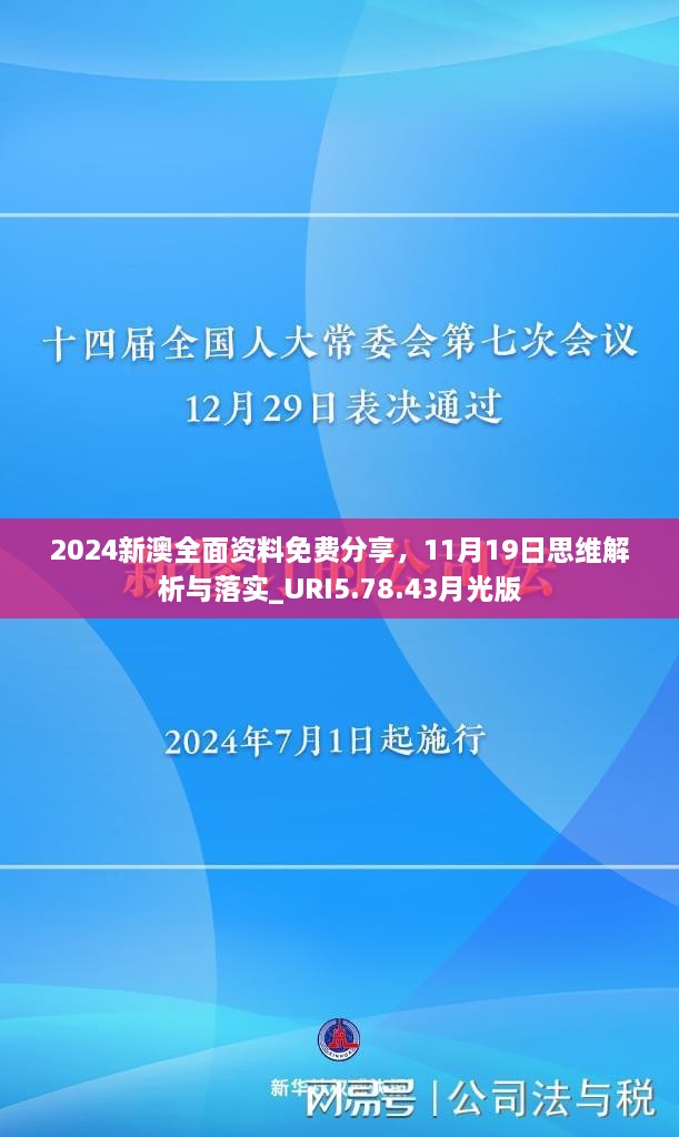 2024新澳全面資料免費分享，11月19日思維解析與落實_URI5.78.43月光版