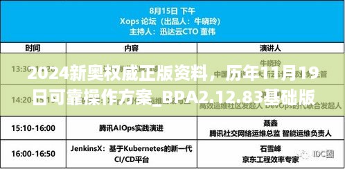 2024新奧權(quán)威正版資料，歷年11月19日可靠操作方案_BPA2.12.83基礎(chǔ)版