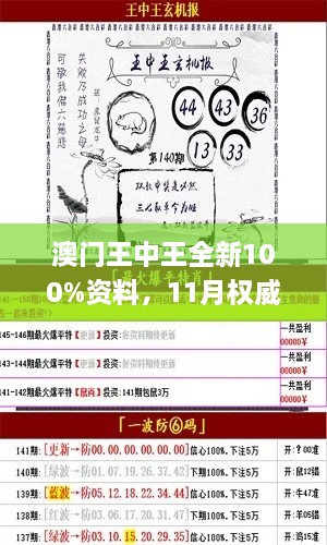 澳門王中王全新100%資料，11月權(quán)威解析現(xiàn)象_PTP5.72.33互聯(lián)網(wǎng)版本