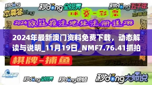 2024年最新澳門資料免費(fèi)下載，動(dòng)態(tài)解讀與說(shuō)明_11月19日_NMF7.76.41抓拍版