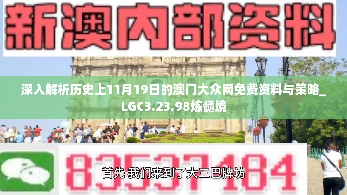 深入解析歷史上11月19日的澳門大眾網(wǎng)免費資料與策略_LGC3.23.98煉髓境