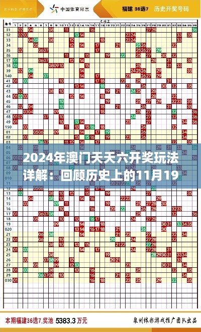 2024年澳門天天六開獎玩法詳解：回顧歷史上的11月19日_FRC8.16.57煉氣境