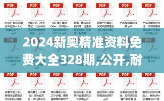 2024新奧精準(zhǔn)資料免費(fèi)大全328期,公開,耐心落實(shí)解釋解答_JNO9.11