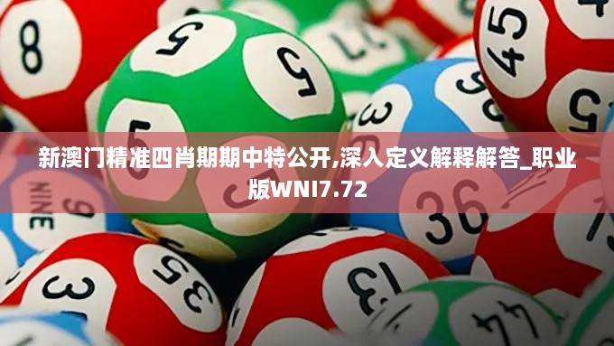 新澳門精準(zhǔn)四肖期期中特公開(kāi),深入定義解釋解答_職業(yè)版WNI7.72