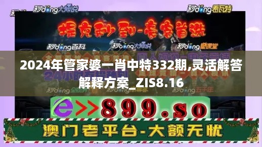 2024年管家婆一肖中特332期,靈活解答解釋方案_ZIS8.16