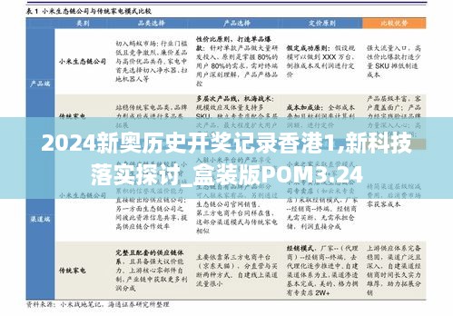 2024新奧歷史開獎記錄香港1,新科技落實探討_盒裝版POM3.24