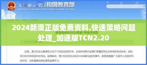 2024新澳正版免費資料,快速策略問題處理_加速版TCN2.20