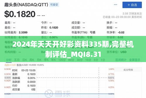 2024年天天開好彩資料335期,完整機(jī)制評估_MQI8.31