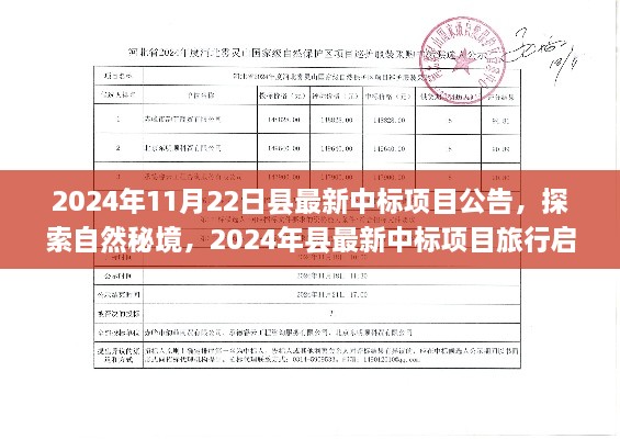 探索自然秘境，縣最新中標項目旅行啟程公告（2024年）