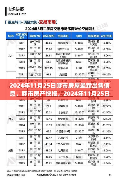 呼市房屋最新出售信息快報，2024年11月25日理想家園房源一覽