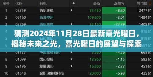 揭秘未來之光，熹光曜日的展望與探索（預(yù)測至2024年11月28日）