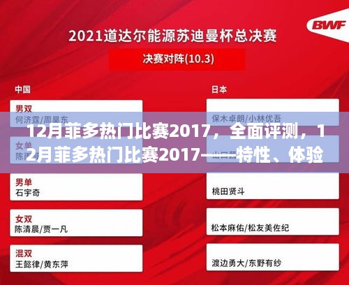 全面評測，菲多熱門比賽2017——特性、體驗(yàn)、競爭分析與用戶群體深度剖析