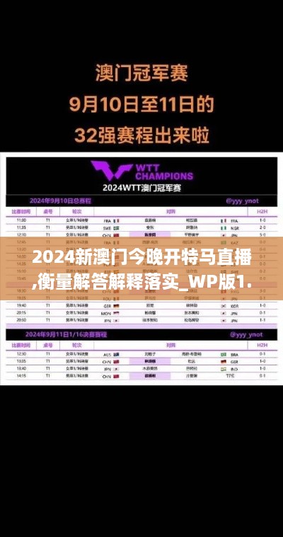 2024新澳門今晚開特馬直播,衡量解答解釋落實_WP版1.177