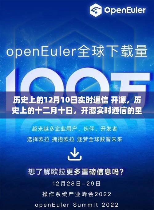 歷史上的十二月十日，實時通信開源里程碑時刻