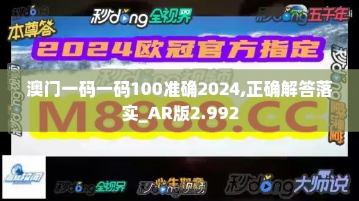 澳門一碼一碼100準確2024,正確解答落實_AR版2.992