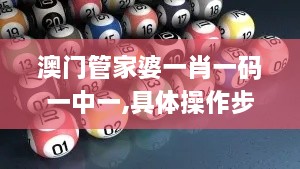 澳門(mén)管家婆一肖一碼一中一,具體操作步驟指導(dǎo)_定制版6.700