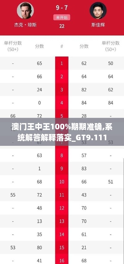 澳門王中王100%期期準確,系統(tǒng)解答解釋落實_GT9.111