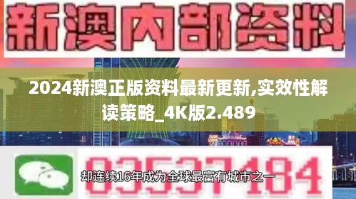 2024新澳正版資料最新更新,實效性解讀策略_4K版2.489