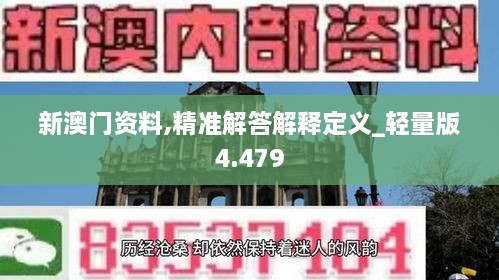 新澳門(mén)資料,精準(zhǔn)解答解釋定義_輕量版4.479