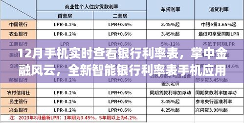 掌中金融風(fēng)云，實(shí)時(shí)查看銀行利率表的手機(jī)應(yīng)用