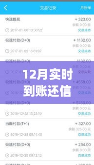 12月實時到賬，高效管理信用卡欠款，輕松還信用卡