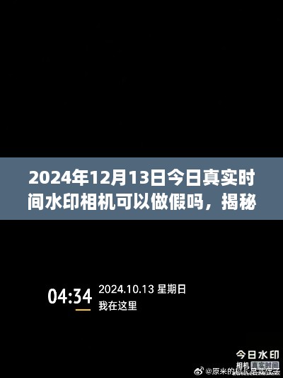 揭秘真相，揭秘2024年真實(shí)時(shí)間水印相機(jī)是否可以做假以及如何正確使用技巧分享