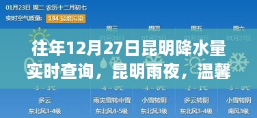 昆明雨夜故事，溫馨相伴與實時降水量查詢的浪漫時光