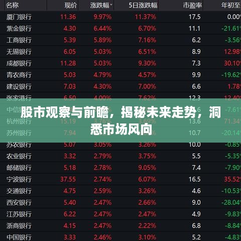 股市觀察與前瞻，揭秘未來走勢，洞悉市場風(fēng)向