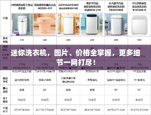 迷你洗衣機，圖片、價格全掌握，更多細節(jié)一網(wǎng)打盡！