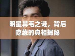 明星鼻毛之謎，背后隱藏的真相揭秘