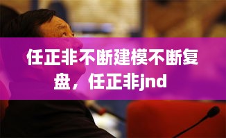 任正非不斷建模不斷復盤，任正非jnd 