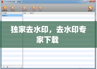 獨(dú)家去水印，去水印專家下載 