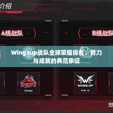 Wingsup戰(zhàn)隊(duì)全球榮耀排名，努力與成就的典范象征