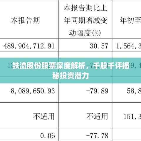 鐵流股份股票深度解析，千股千評揭秘投資潛力