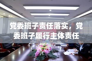 黨委班子責(zé)任落實(shí)，黨委班子履行主體責(zé)任的建議 