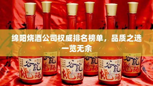 綿陽(yáng)燒酒公司權(quán)威排名榜單，品質(zhì)之選一覽無(wú)余