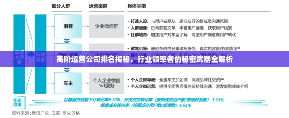 高階運營公司排名揭秘，行業(yè)領軍者的秘密武器全解析