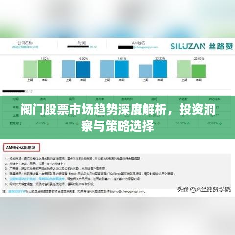 閥門股票市場趨勢深度解析，投資洞察與策略選擇